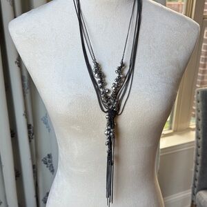 2/$10 Silver Multi-Layer Knot Necklace